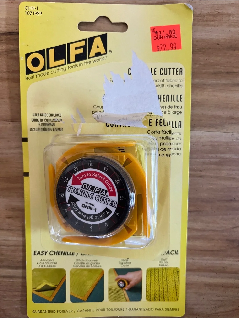 Chenille Cutter CHN-1 in Orange